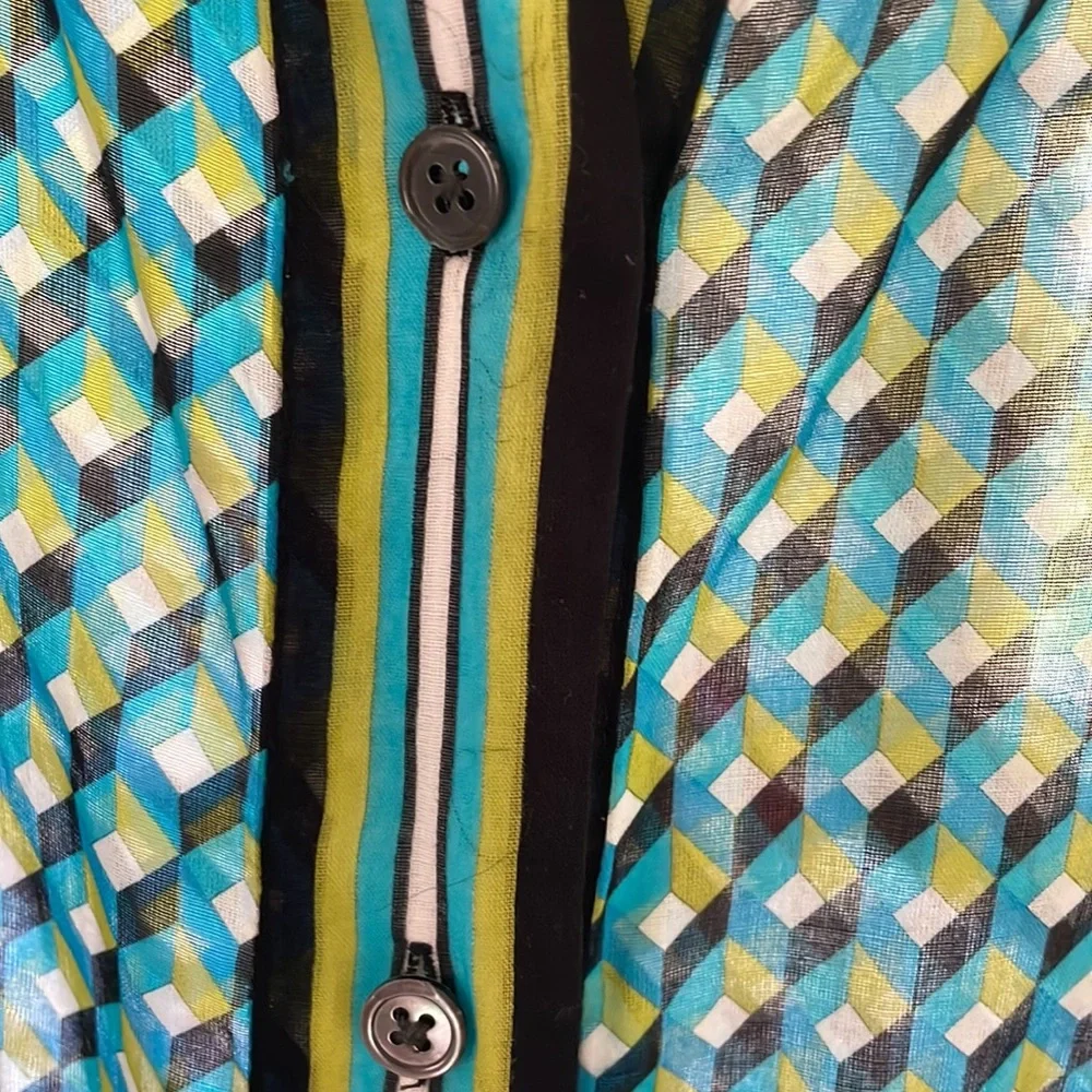 Michael Kors sheer button down. Size 12
Excellent condition - Picture 2 of 5